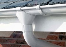 Moulded plastic gutters